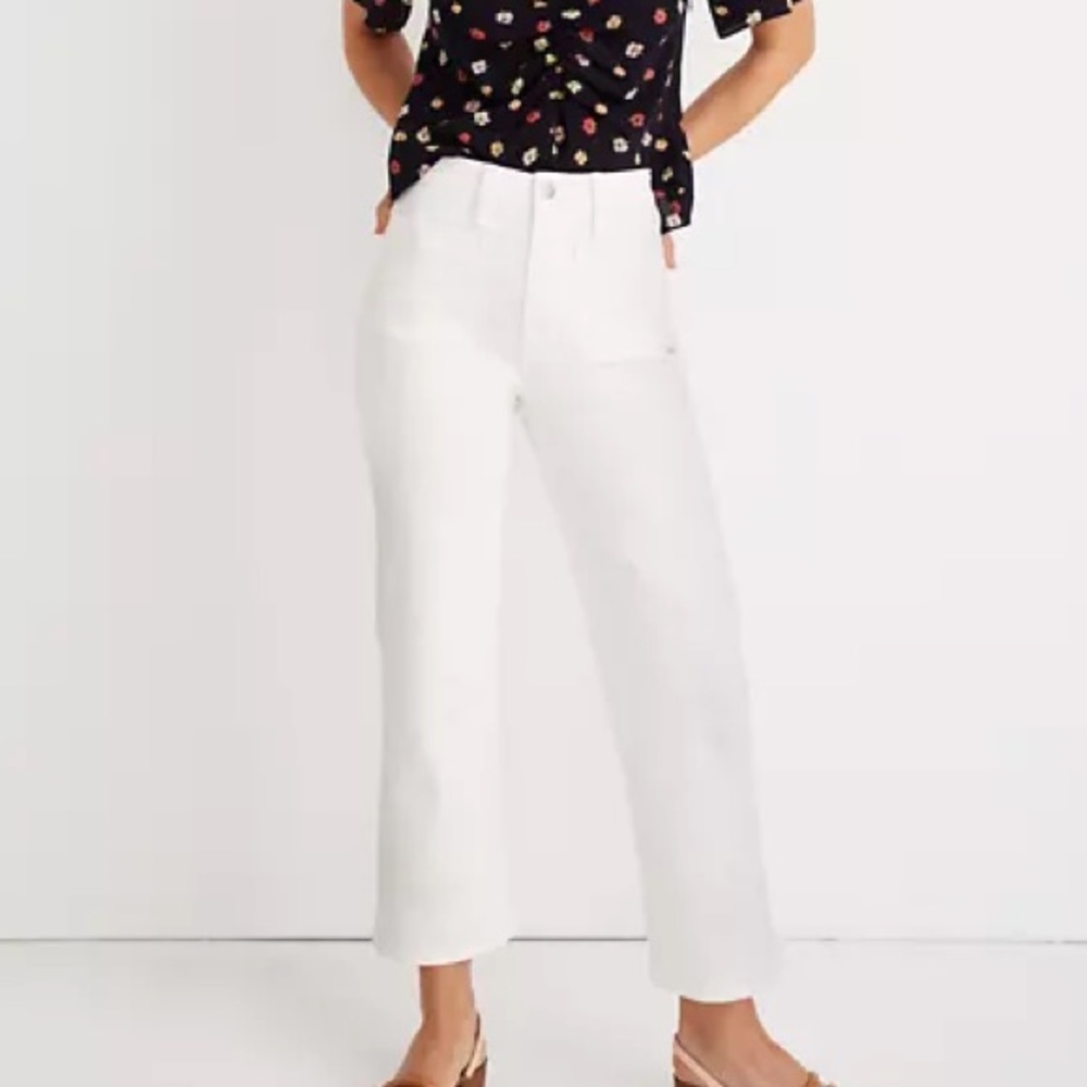 Madewell Slim Wide-Leg Jeans Patch Pocket Edition